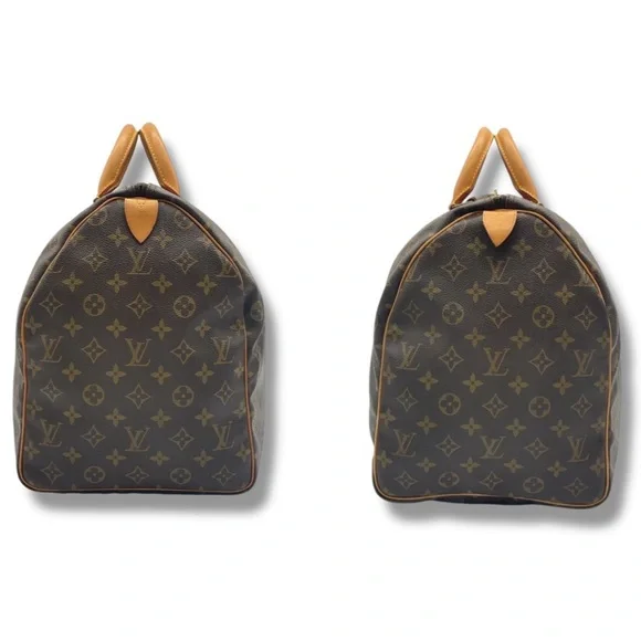 Vintage Louis Vuitton Keepall 50 Monogram Bag 1990 w/ Lock, Key, Tag & Dust Bag - Picture 4 of 16